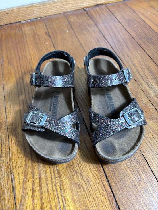 Birkenstock Other - Birkenstock Kids Glitter Buckle Sandals - Black with Multicolor Sparkle
